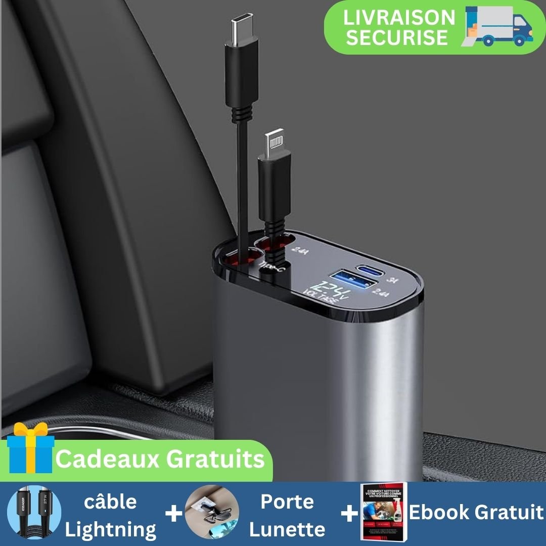 SuperChargeAuto | chargeur rapide voiture - AUTO ORGANISE